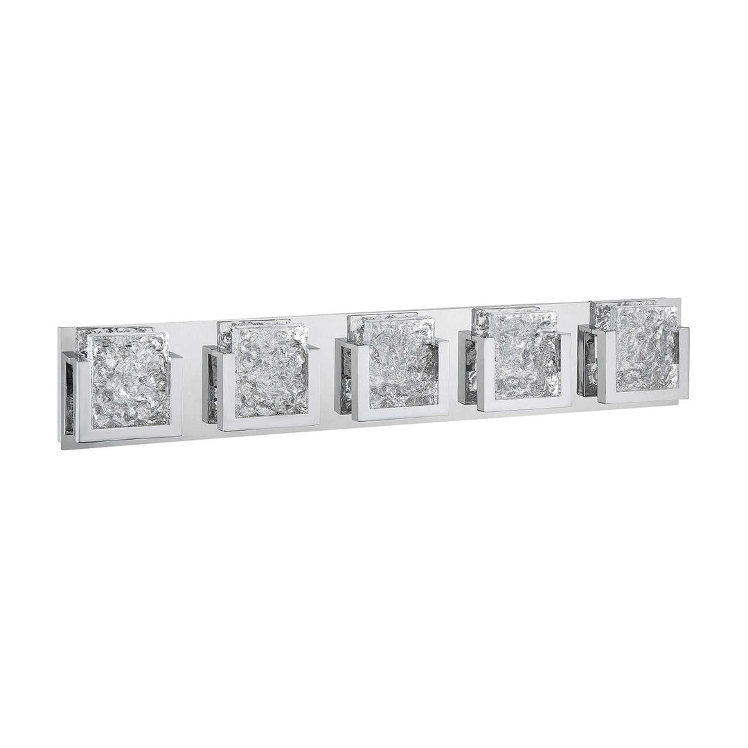 Ice-Lava LED Bath Sconce in Chrome Kendal Canada