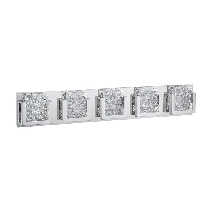 Ice-Lava LED Bath Sconce in Chrome Kendal Canada