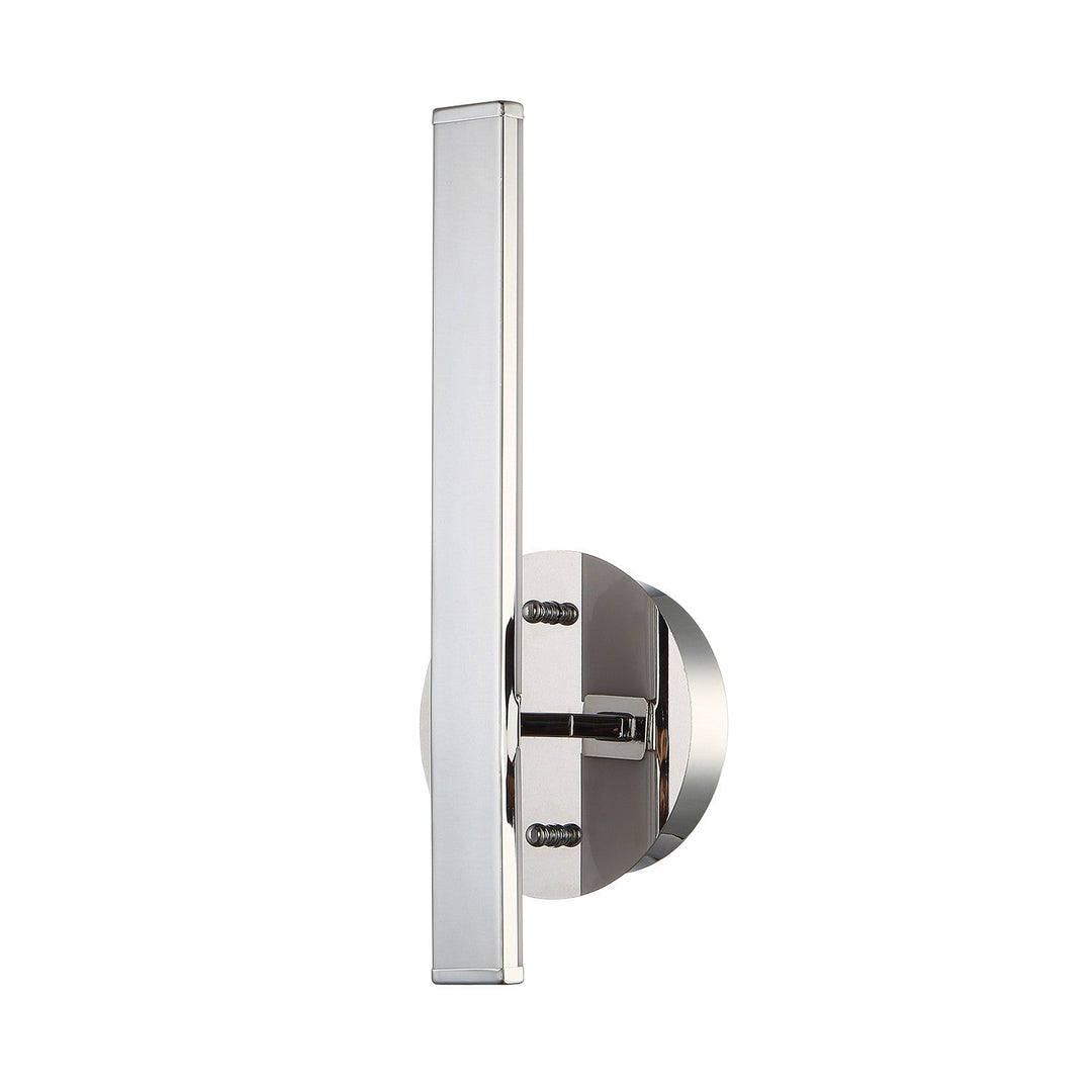 Strait-Up LED Wall Sconce in Chrome Kendal Canada