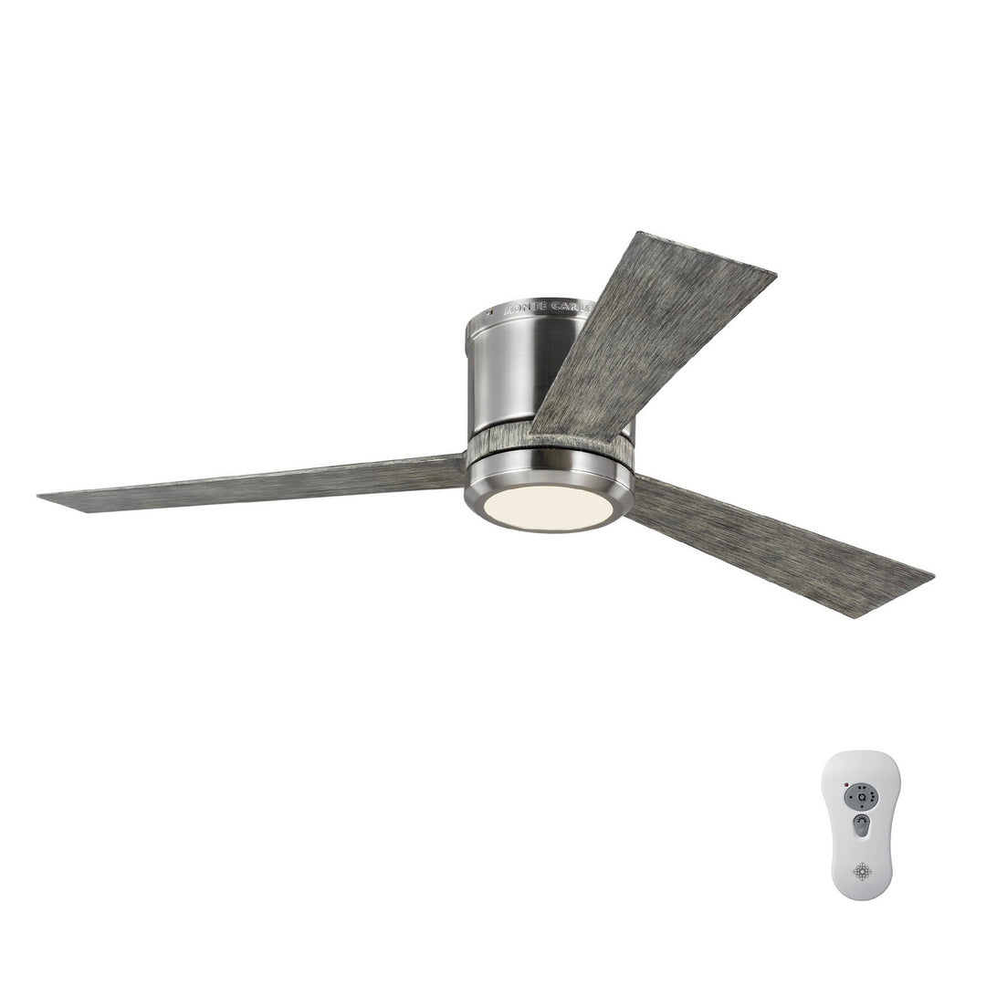 Generation Lighting Canada - 3CLYR52BSD-V1 - 52" Ceiling Fan - Clarity - Brushed Steel