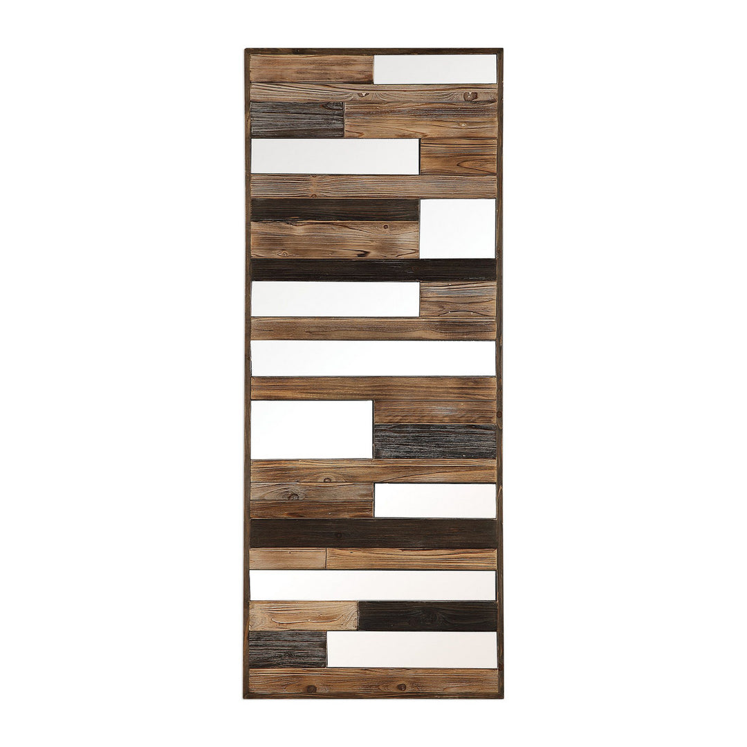 Kaine Wall Art in Wood Pairedw/Mirrored Accents - available from The Lighting Shoppe, trusted by Canadian homeowners