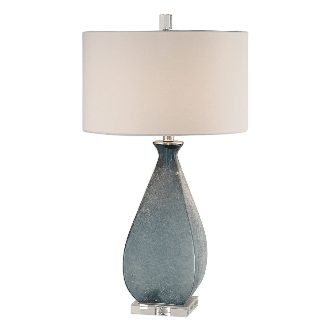 Atlantica One Light Table Lamp in Brushed Nickel - available from The Lighting Shoppe, trusted by Canadian homeowners