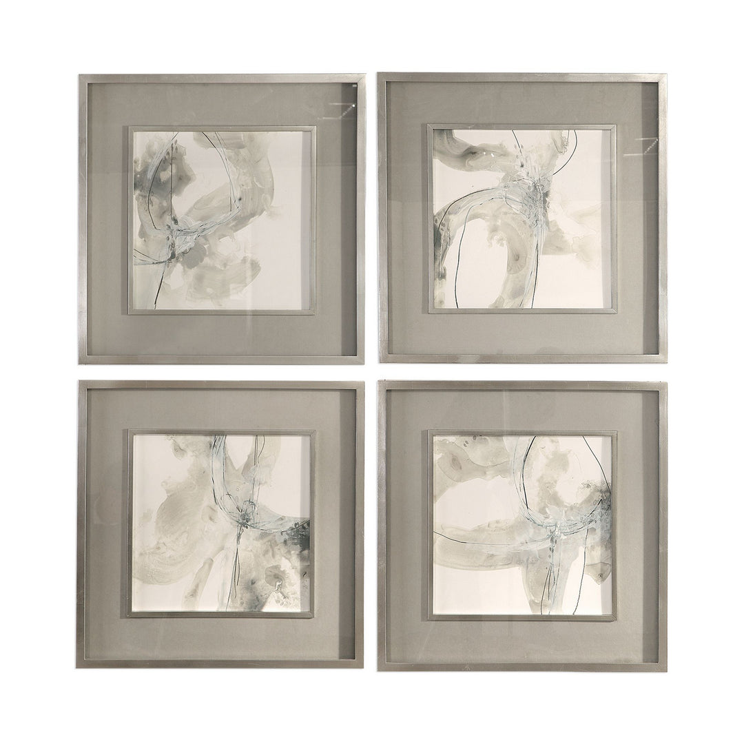 Divination Wall Art, S/4 in Silver Leaf - available from The Lighting Shoppe, trusted by Canadian homeowners