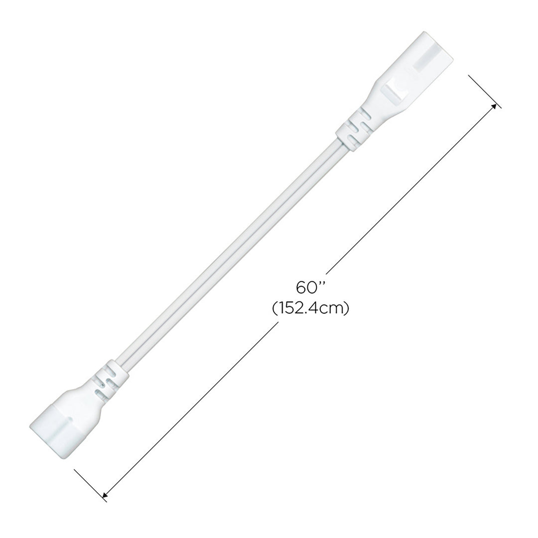 Power-Led Puck Extension Cord in White - available from The Lighting Shoppe, trusted by Canadian homeowners