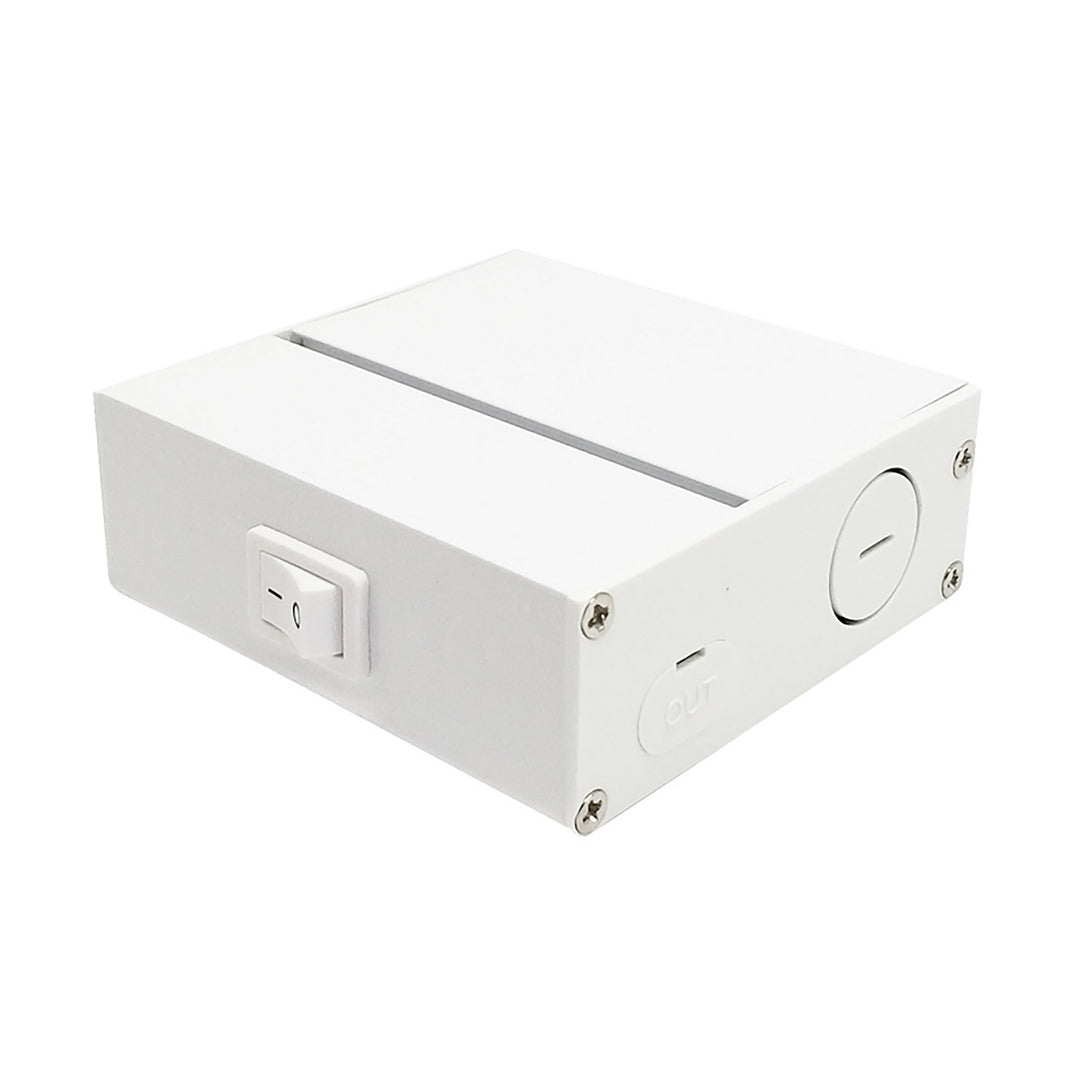 Power-Led Puck Junction Box in Grey - available from The Lighting Shoppe, trusted by Canadian homeowners