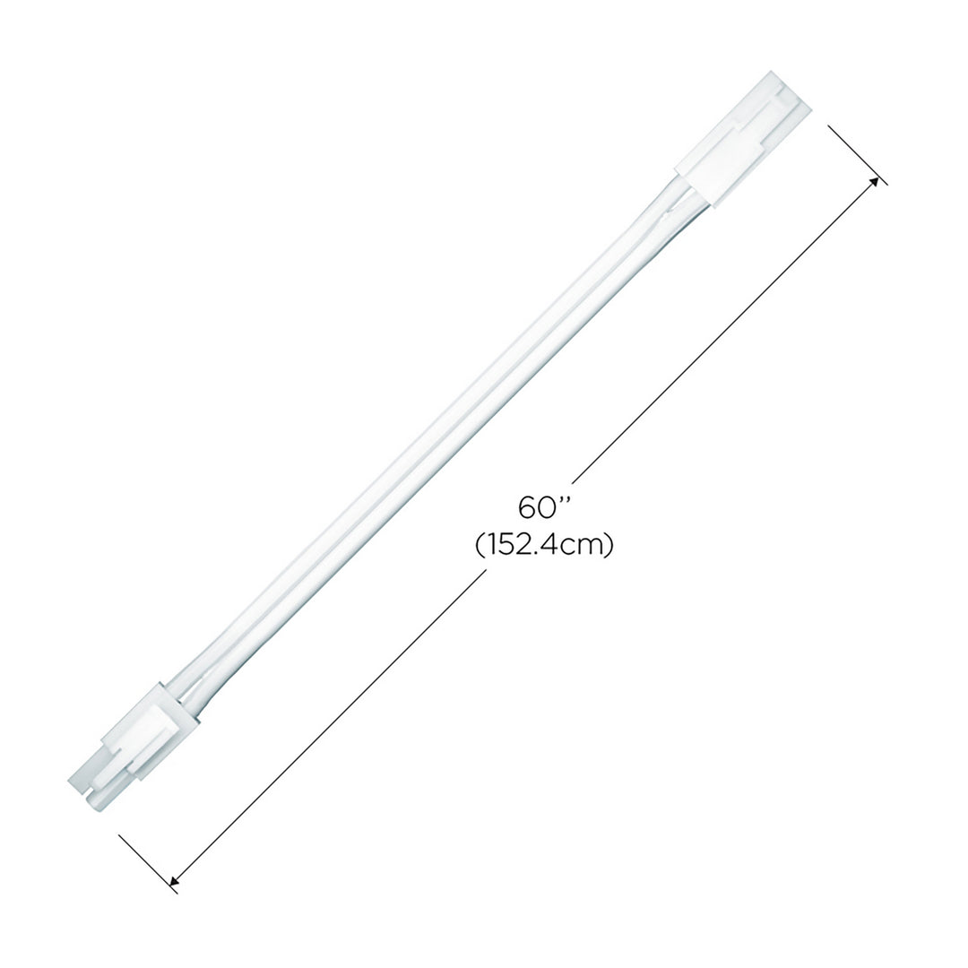 Power-Led Puck Extension Cord in White - available from The Lighting Shoppe, trusted by Canadian homeowners