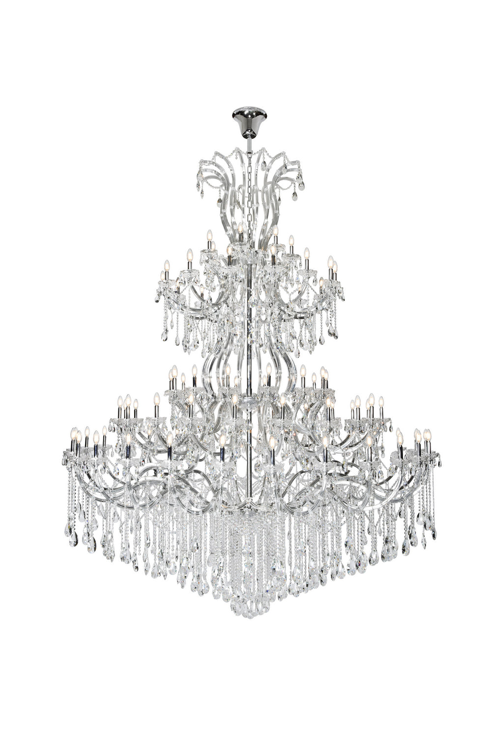 Maria Theresa 84 Light Chandelier in Chrome - available from The Lighting Shoppe, trusted by Canadian homeowners