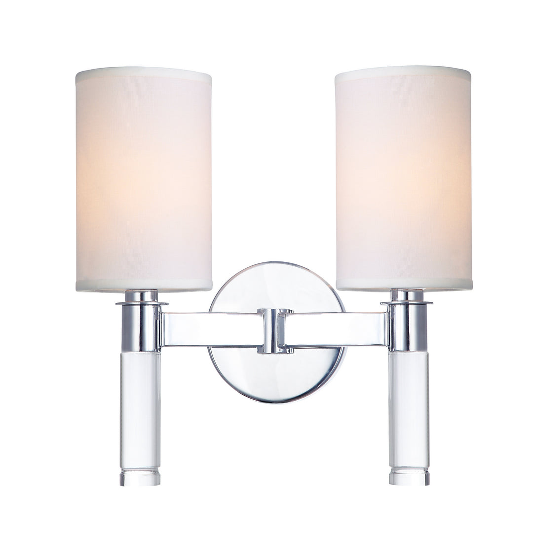 Wall Sconce Collections Two Light Wall Sconce in Chrome - available from The Lighting Shoppe, trusted by Canadian homeowners