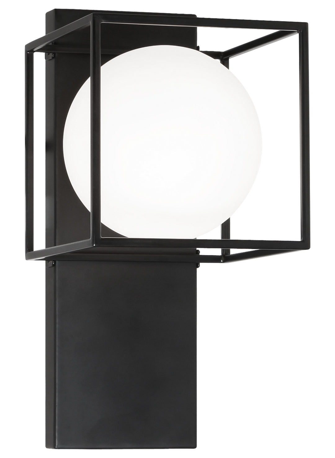 Squircle One Light Wall Sconce in Black - available from The Lighting Shoppe, trusted by Canadian homeowners