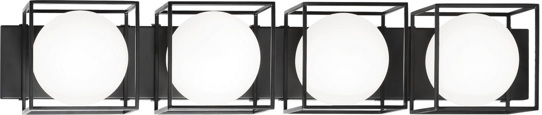 Squircle Four Light Wall Sconce in Black - available from The Lighting Shoppe, trusted by Canadian homeowners