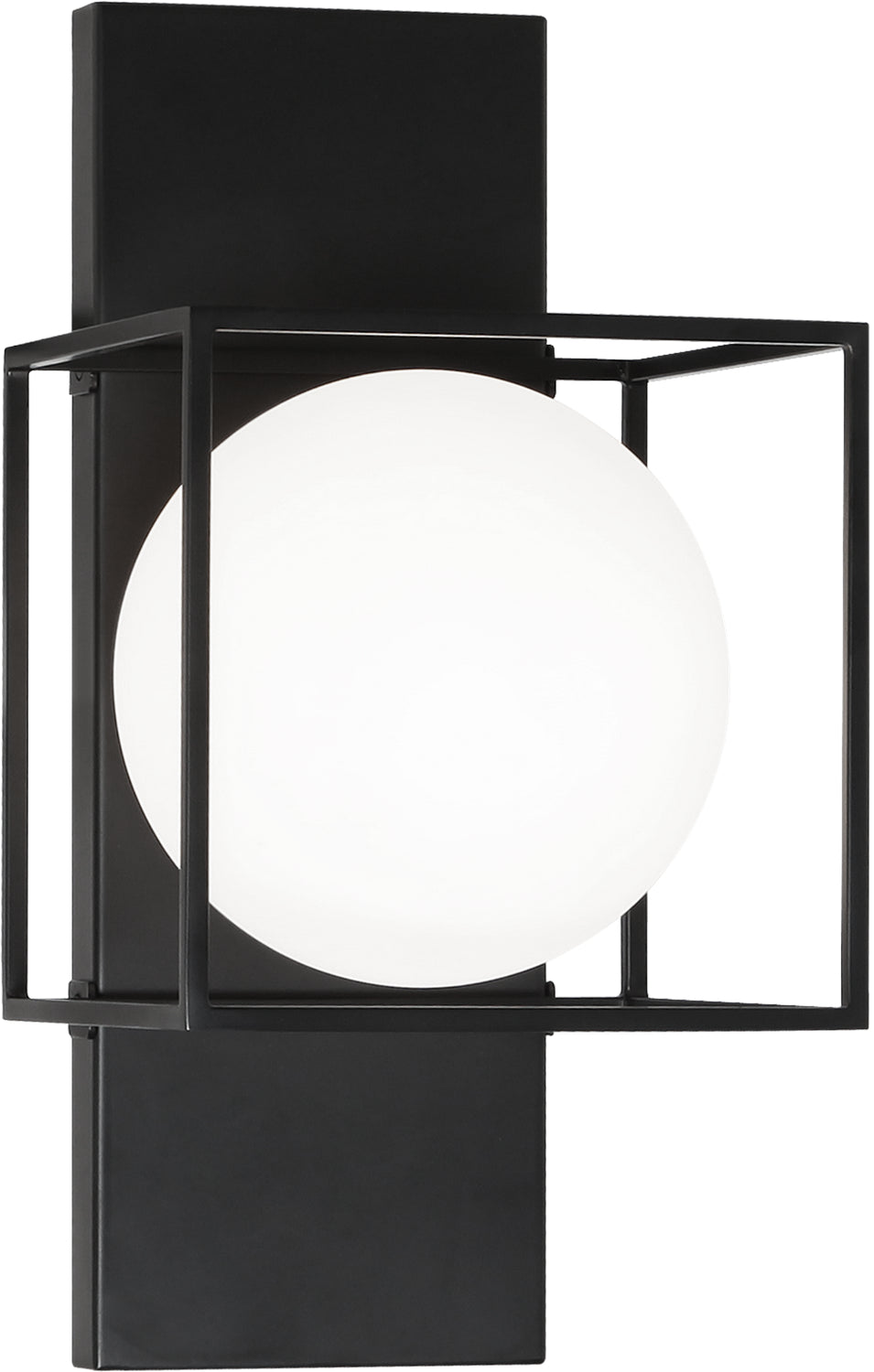 Squircle One Light Wall Sconce in Black - available from The Lighting Shoppe, trusted by Canadian homeowners