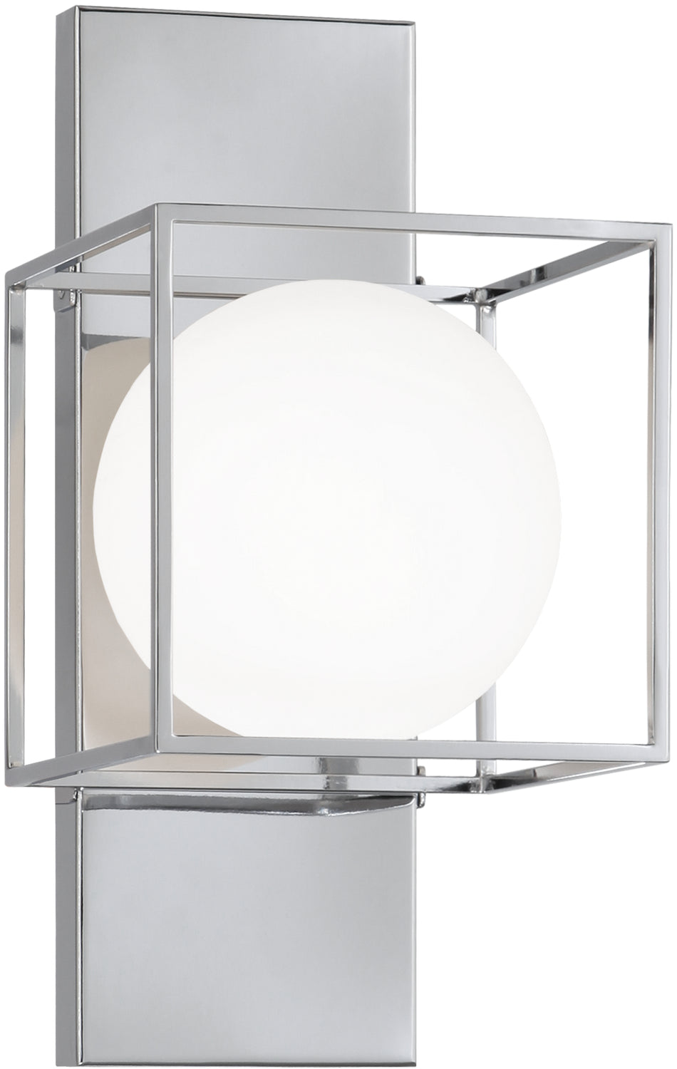 Squircle One Light Wall Sconce in Chrome - available from The Lighting Shoppe, trusted by Canadian homeowners