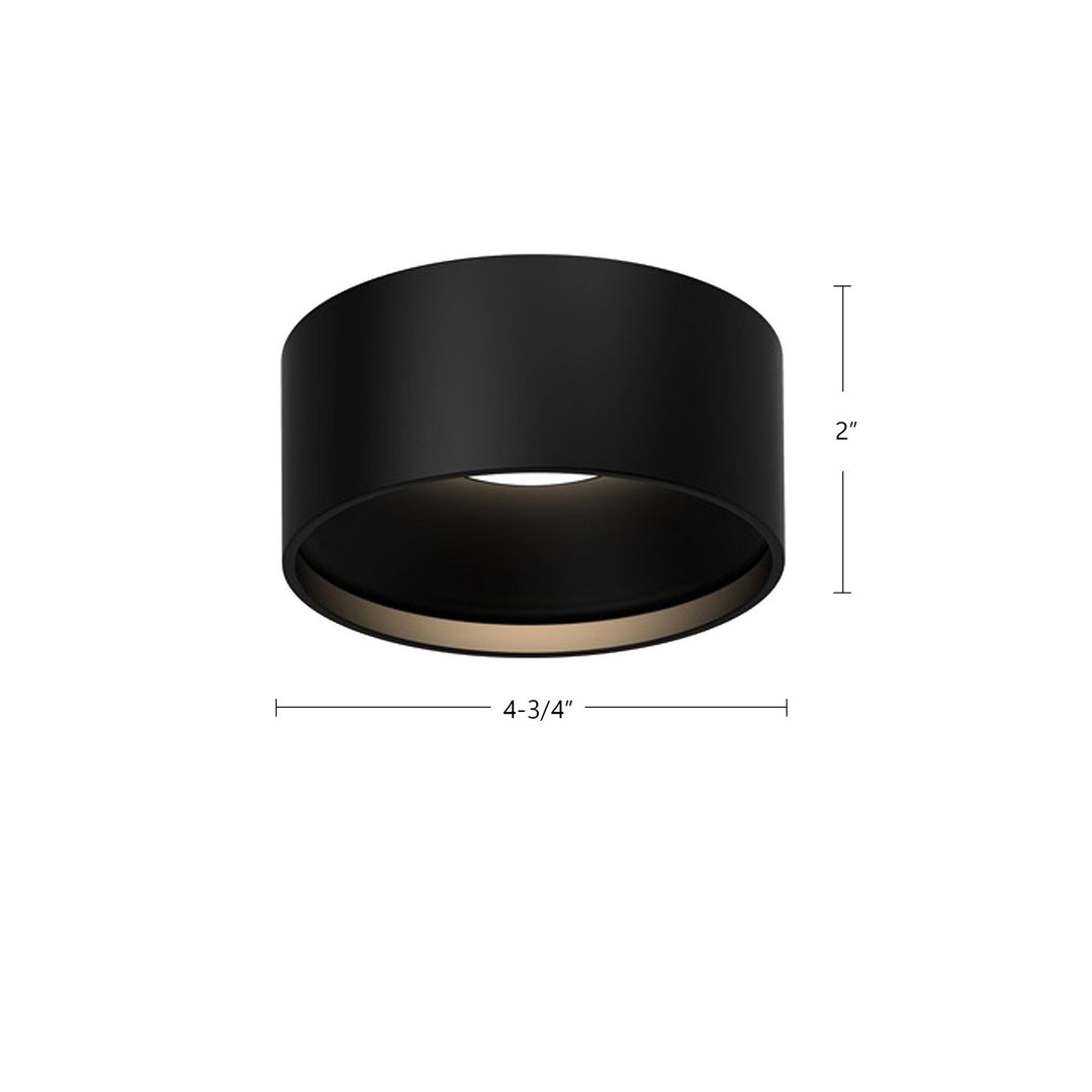 Kuzco Canada - FM10205-BK - LED Flush Mount - Lucci - Black