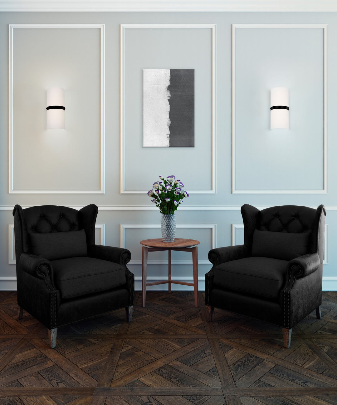 Kuzco Canada - WS3413-BK - LED Wall Sconce - Harrow - Black