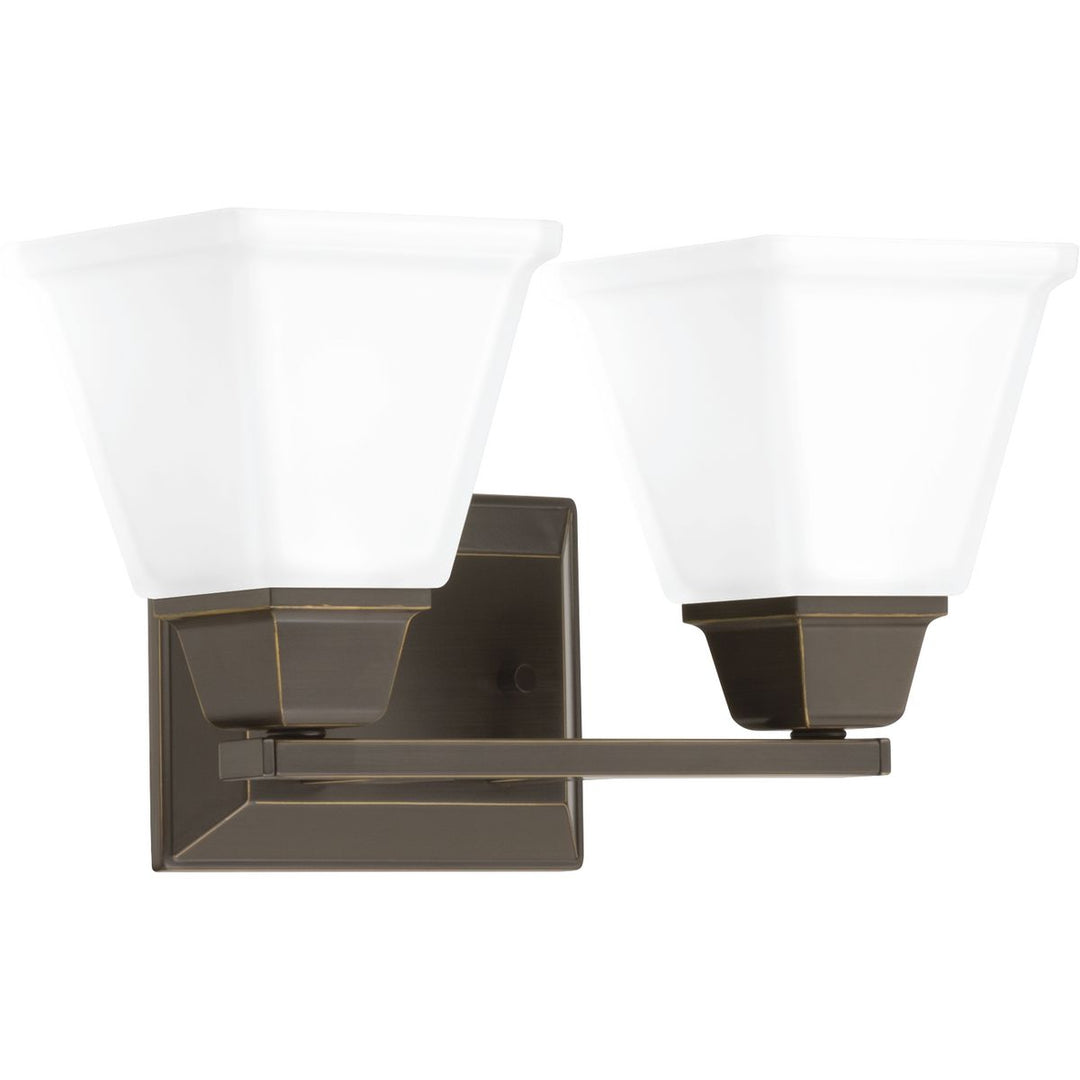 Clifton Heights Two Light Bath in Antique Bronze - available from The Lighting Shoppe, trusted by Canadian homeowners