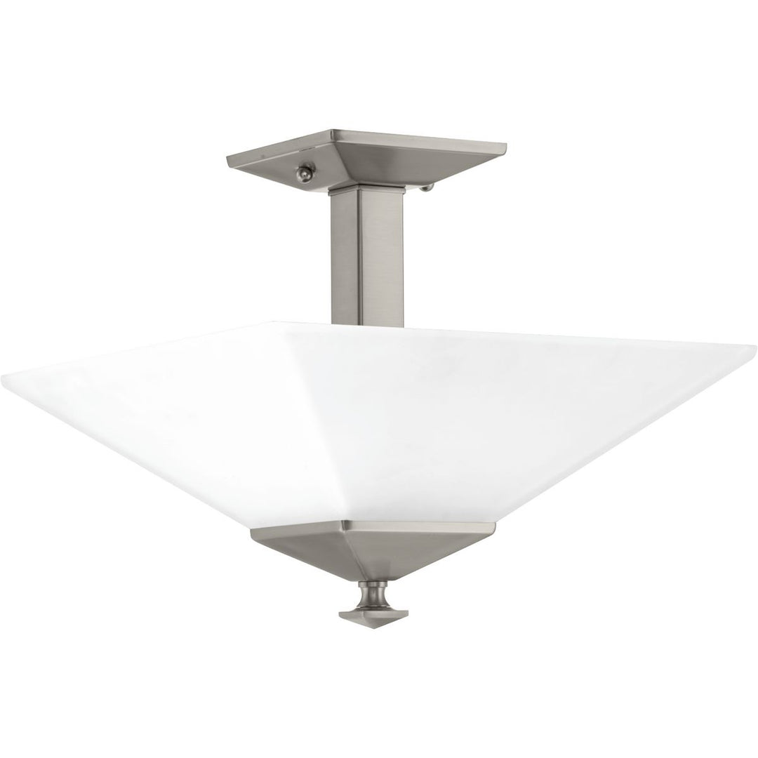 Progress Canada - P350107-009 - Two Light Semi Flush Mount - Clifton Heights - Brushed Nickel
