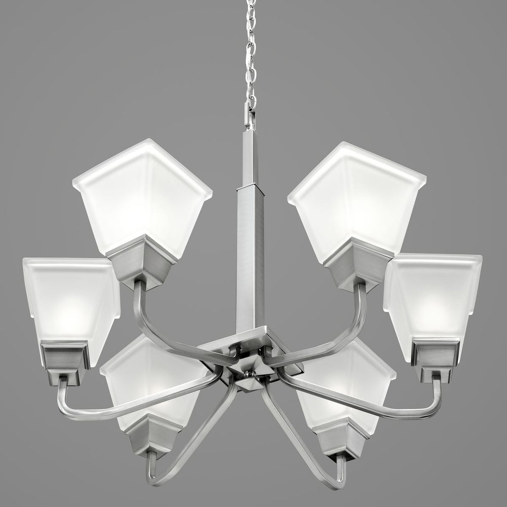 Progress Canada - P400119-009 - Six Light Chandelier - Clifton Heights - Brushed Nickel
