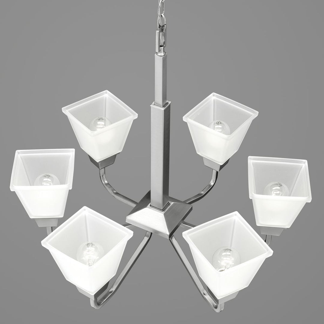 Progress Canada - P400119-009 - Six Light Chandelier - Clifton Heights - Brushed Nickel