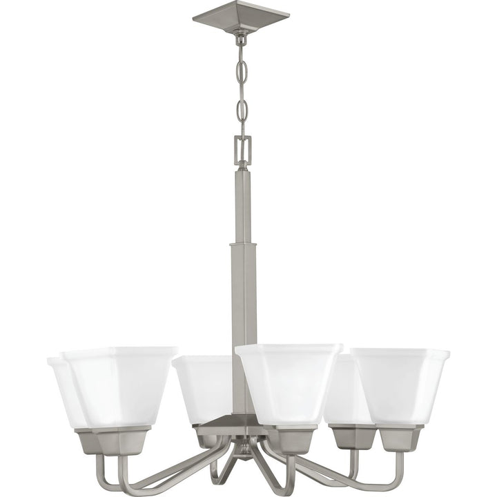 Progress Canada - P400119-009 - Six Light Chandelier - Clifton Heights - Brushed Nickel