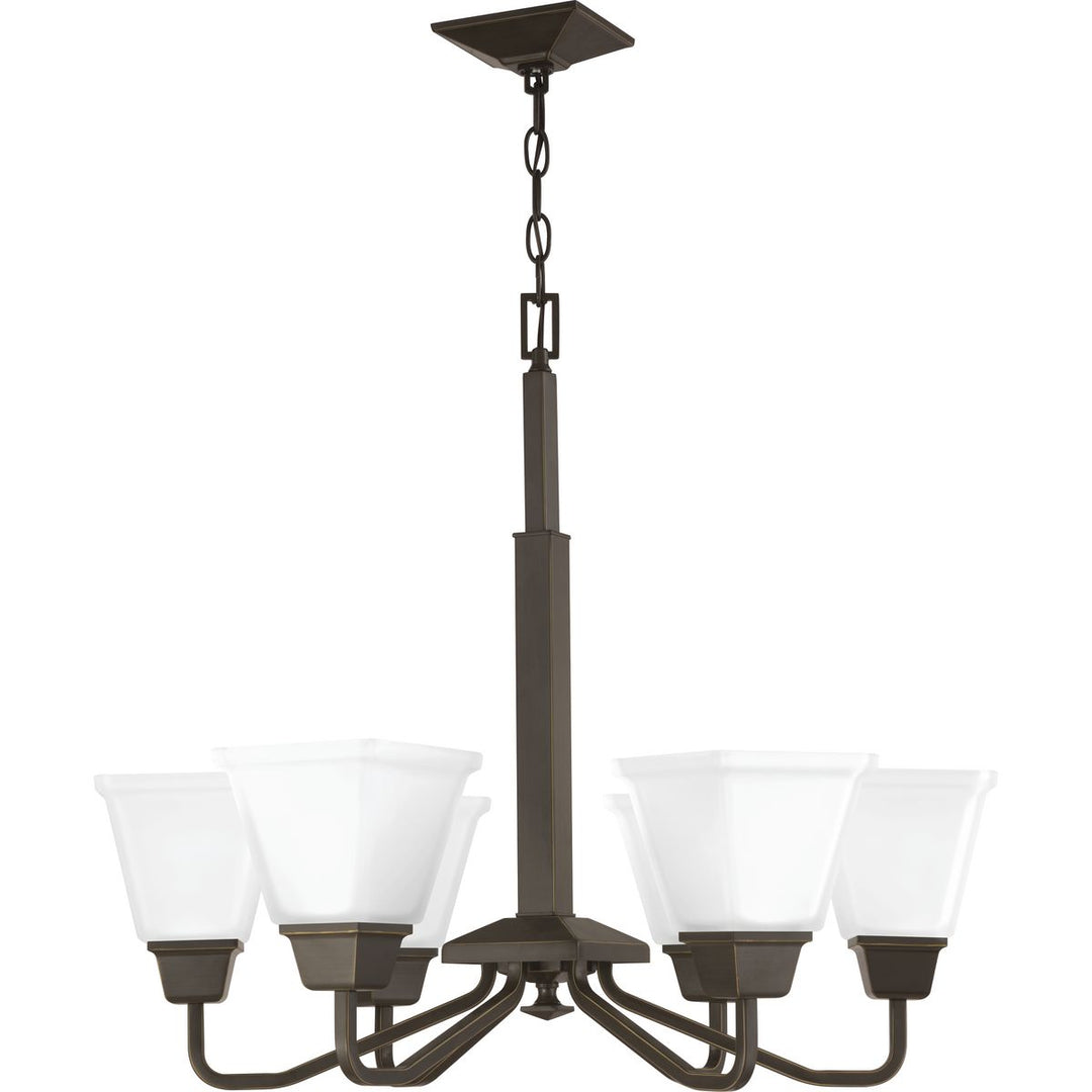Progress Canada - P400119-020 - Six Light Chandelier - Clifton Heights - Antique Bronze