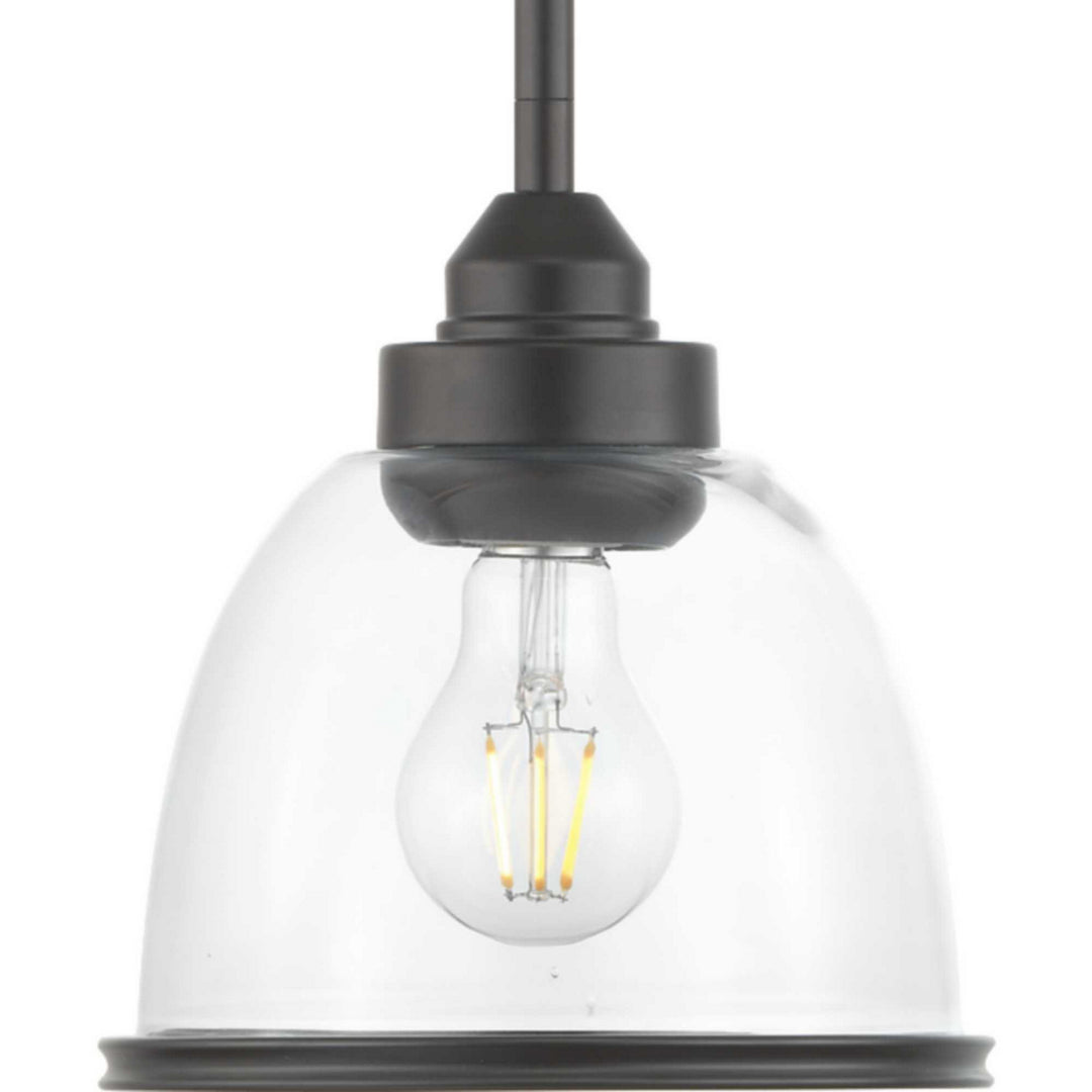 Saluda One Light Mini-Pendant in Antique Bronze - available from The Lighting Shoppe, trusted by Canadian homeowners