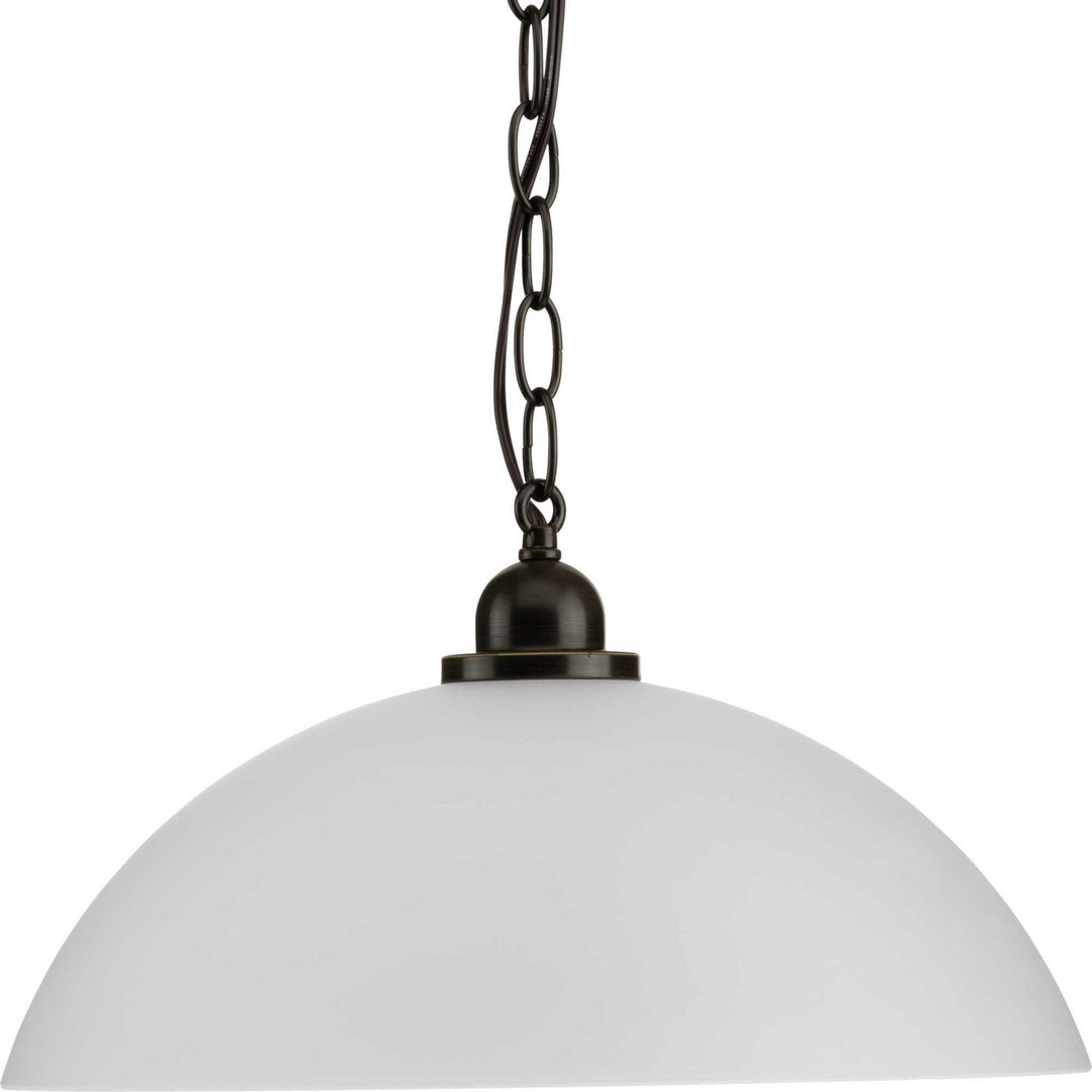 Progress Canada - P500149-020 - One Light Pendant - Classic Dome Pendant - Antique Bronze