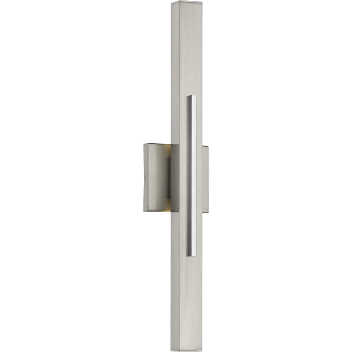 Planck LED LED Wall Sconce in Brushed Nickel - available from The Lighting Shoppe, trusted by Canadian homeowners