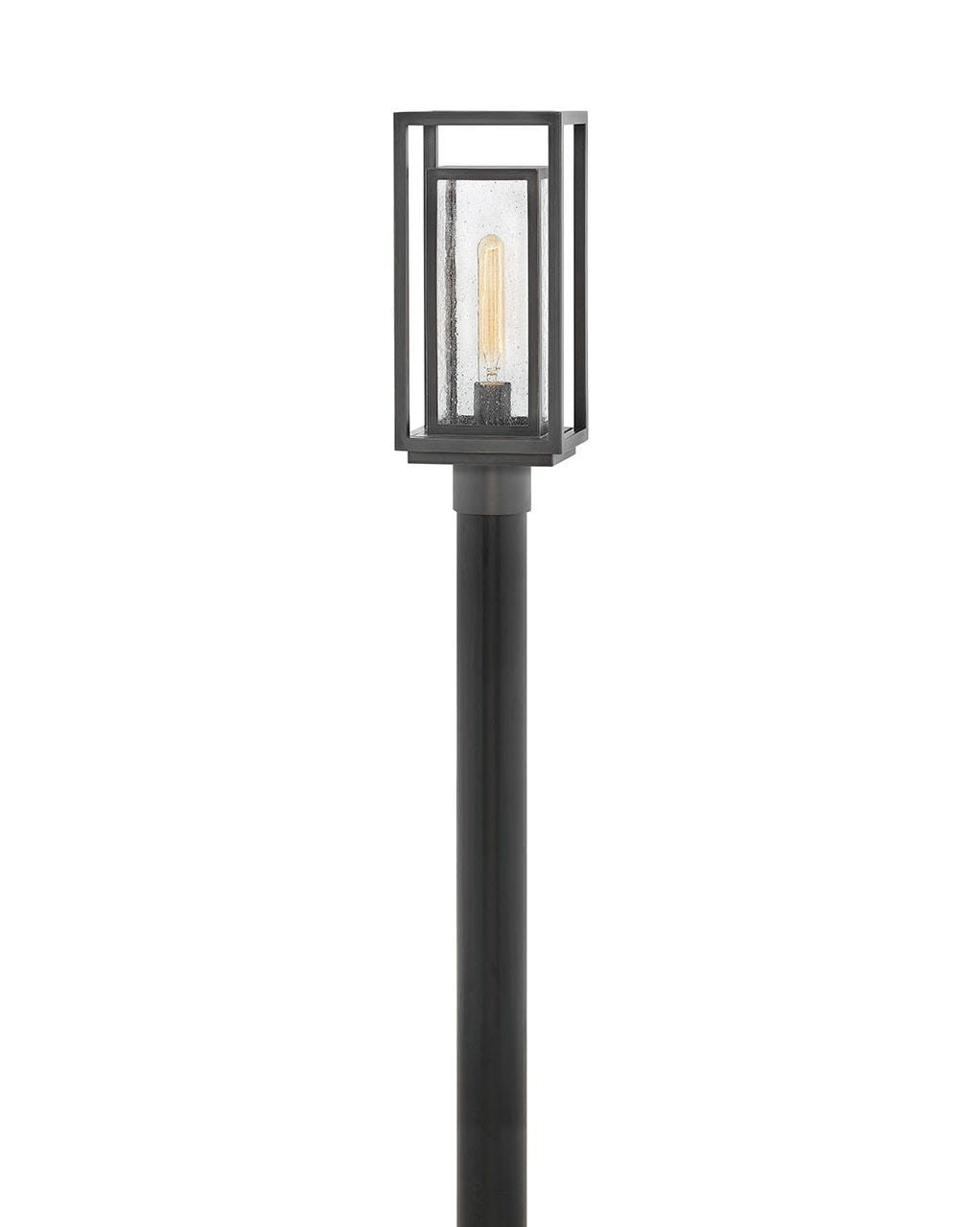 Republic LED Post Top or Pier Mount Lantern in Oil Rubbed Bronze - available from The Lighting Shoppe, trusted by Canadian homeowners