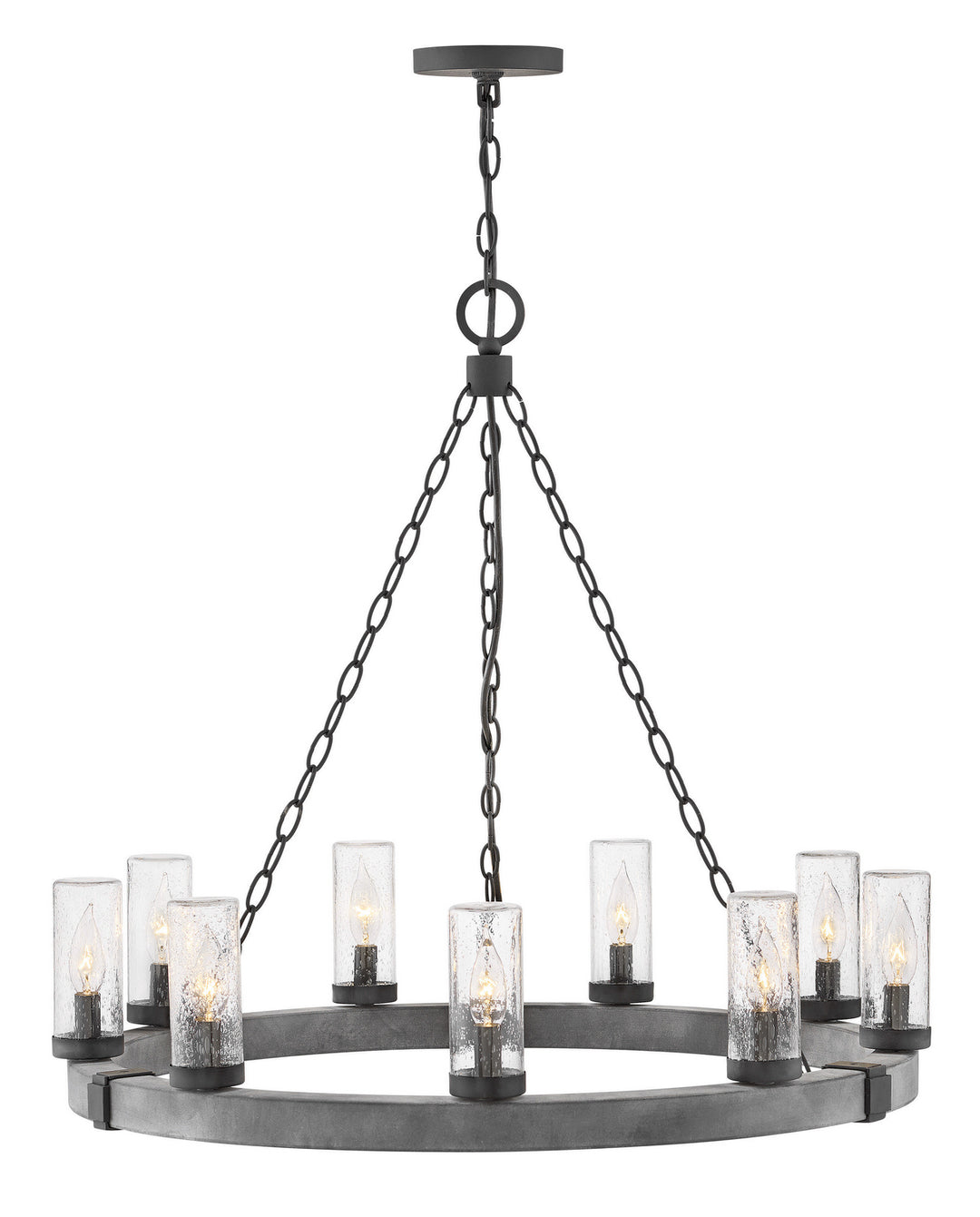Hinkley Canada - 29208DZ - LED Chandelier - Sawyer - Aged Zinc