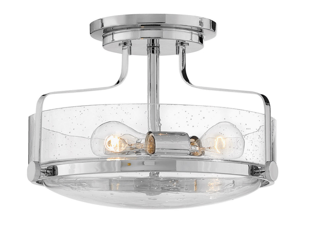 Harper LED Semi-Flush Mount in Chrome - available from The Lighting Shoppe, trusted by Canadian homeowners