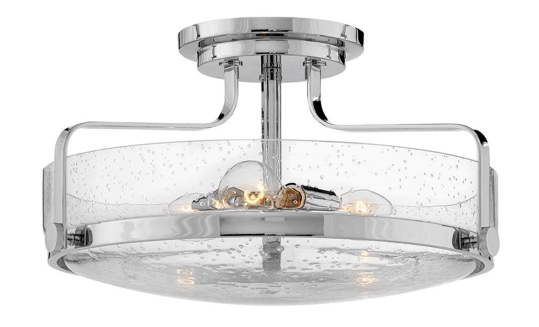Harper LED Semi-Flush Mount in Chrome - available from The Lighting Shoppe, trusted by Canadian homeowners
