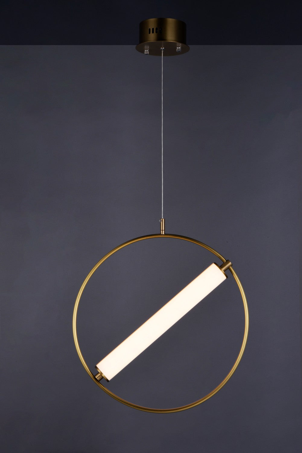 ET2 - E23274-93BKSFTG - LED Pendant - Flare - Black / Soft Gold