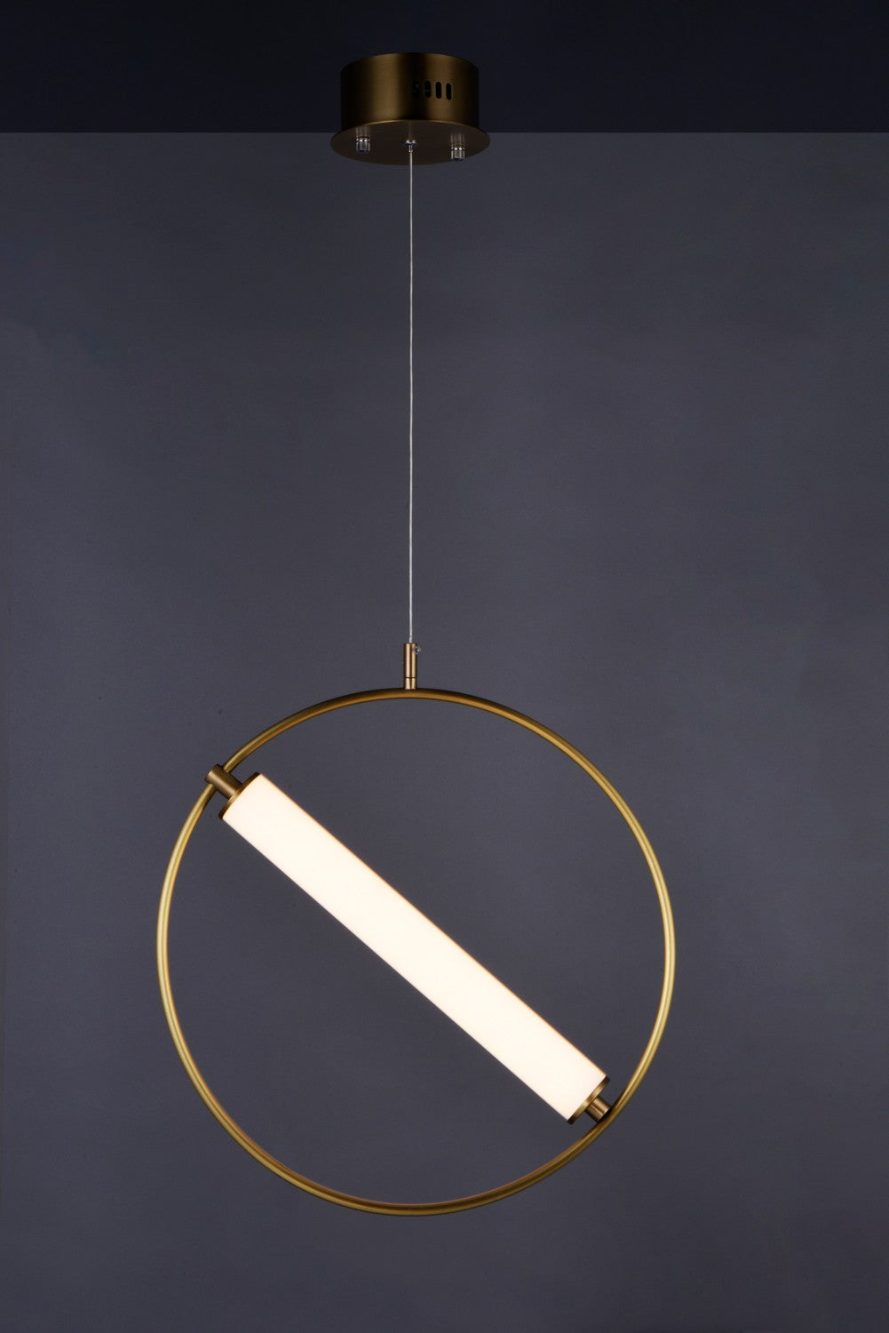 ET2 - E23275-93BKSFTG - LED Pendant - Flare - Black / Soft Gold