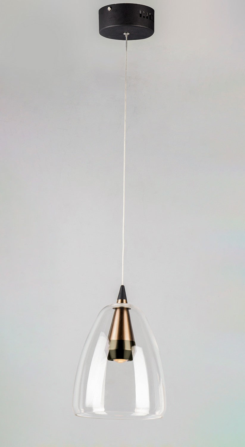 ET2 - E24608-18BKCOF - LED Pendant - Sven - Black / Coffee