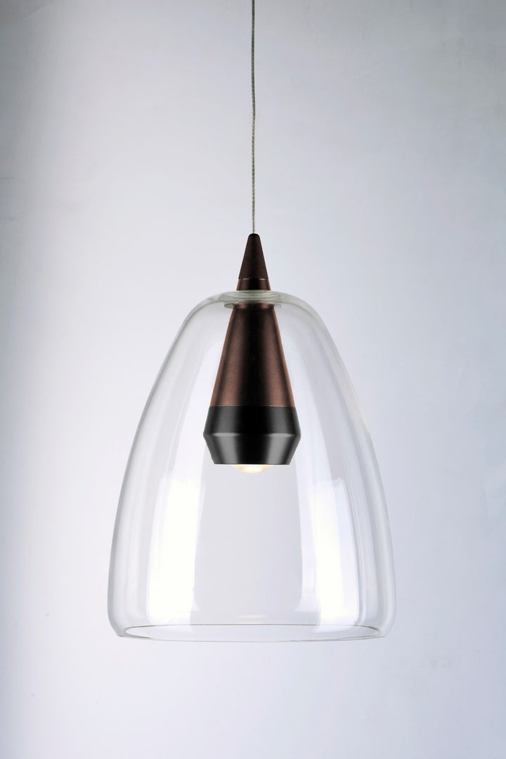 ET2 - E24608-18BKCOF - LED Pendant - Sven - Black / Coffee