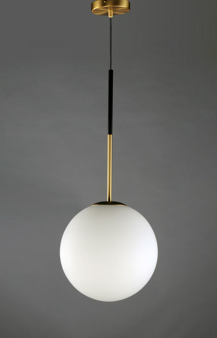 Maxim - 26034SWSBRBK - One Light Pendant - Vesper - Satin Brass / Black
