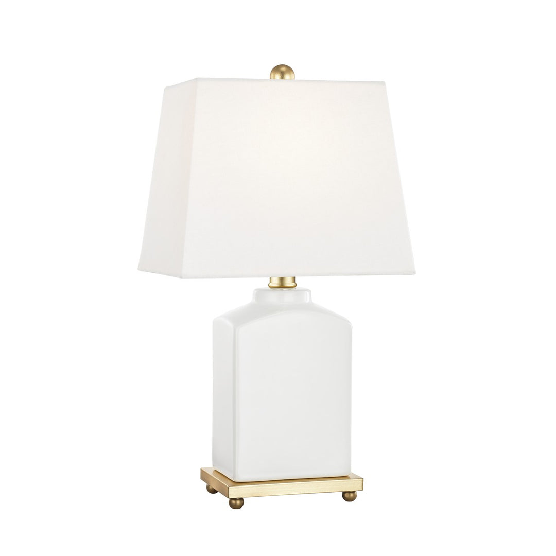 Brynn One Light Table Lamp in Cloud - available from The Lighting Shoppe, trusted by Canadian homeowners