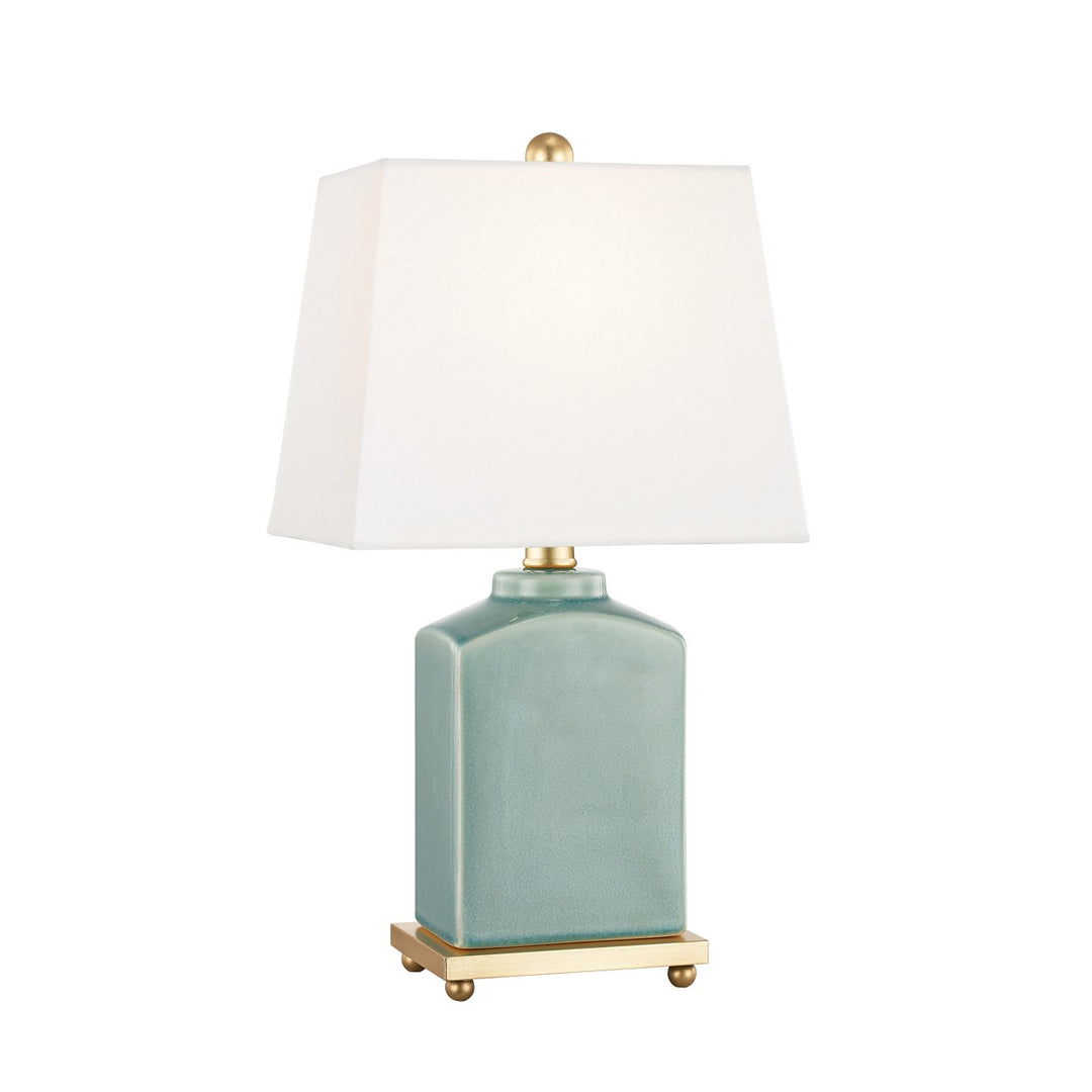 Brynn One Light Table Lamp in Jade - available from The Lighting Shoppe, trusted by Canadian homeowners