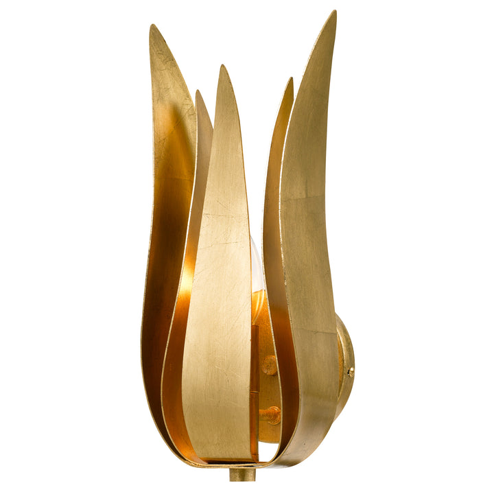 Broche One Light Wall Sconce in Antique Gold - available from The Lighting Shoppe, trusted by Canadian homeowners