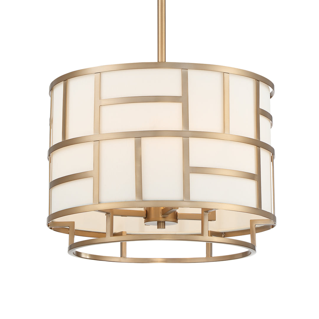 Danielson Four Light Chandelier in Vibrant Gold - available from The Lighting Shoppe, trusted by Canadian homeowners