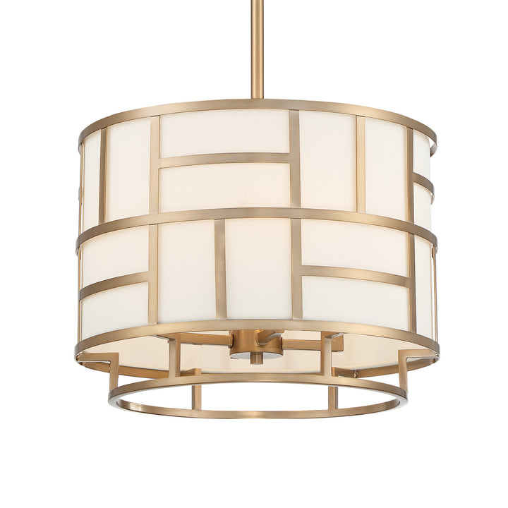Danielson Four Light Chandelier in Vibrant Gold - available from The Lighting Shoppe, trusted by Canadian homeowners