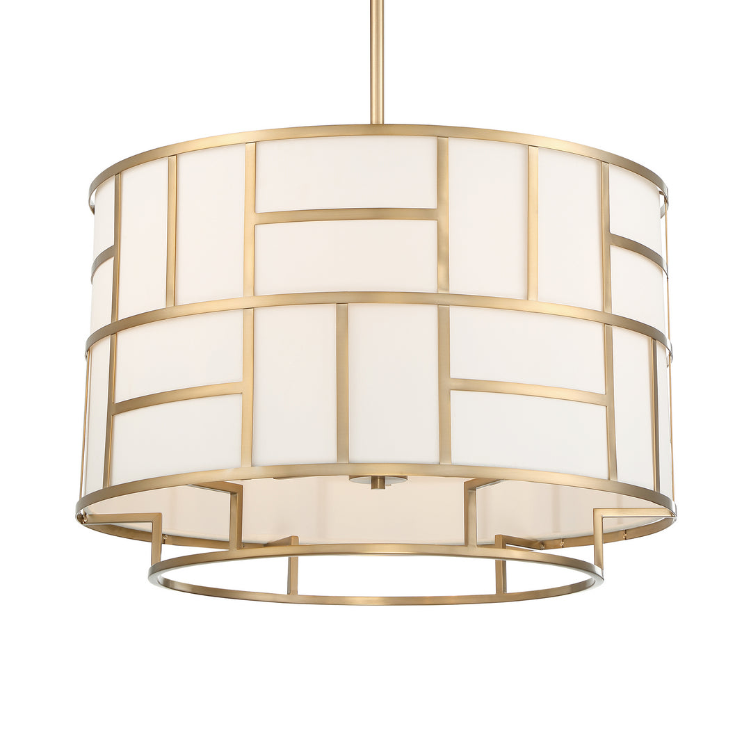 Danielson Six Light Chandelier in Vibrant Gold - available from The Lighting Shoppe, trusted by Canadian homeowners