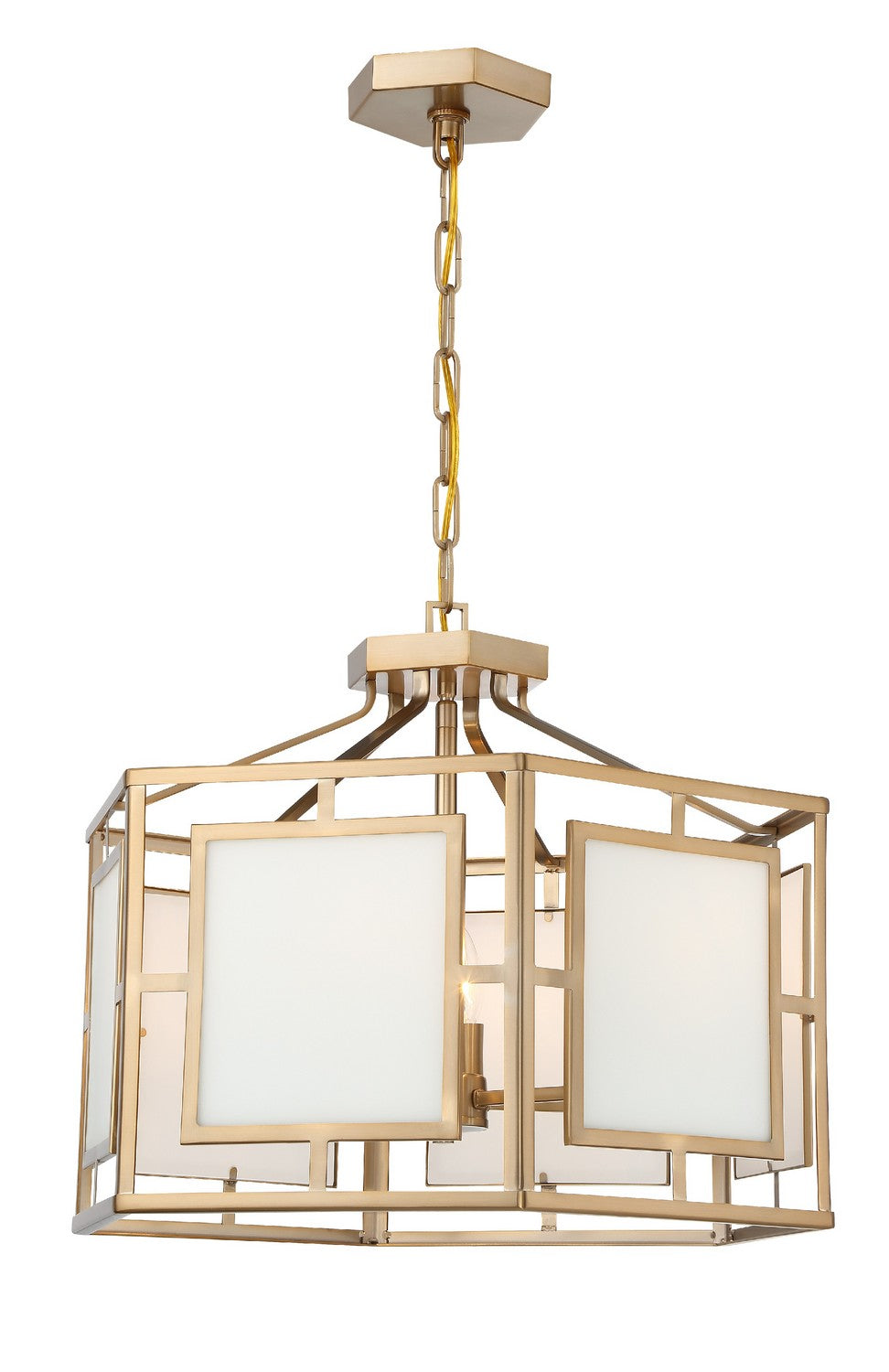 Hillcrest Six Light Chandelier in Vibrant Gold - available from The Lighting Shoppe, trusted by Canadian homeowners