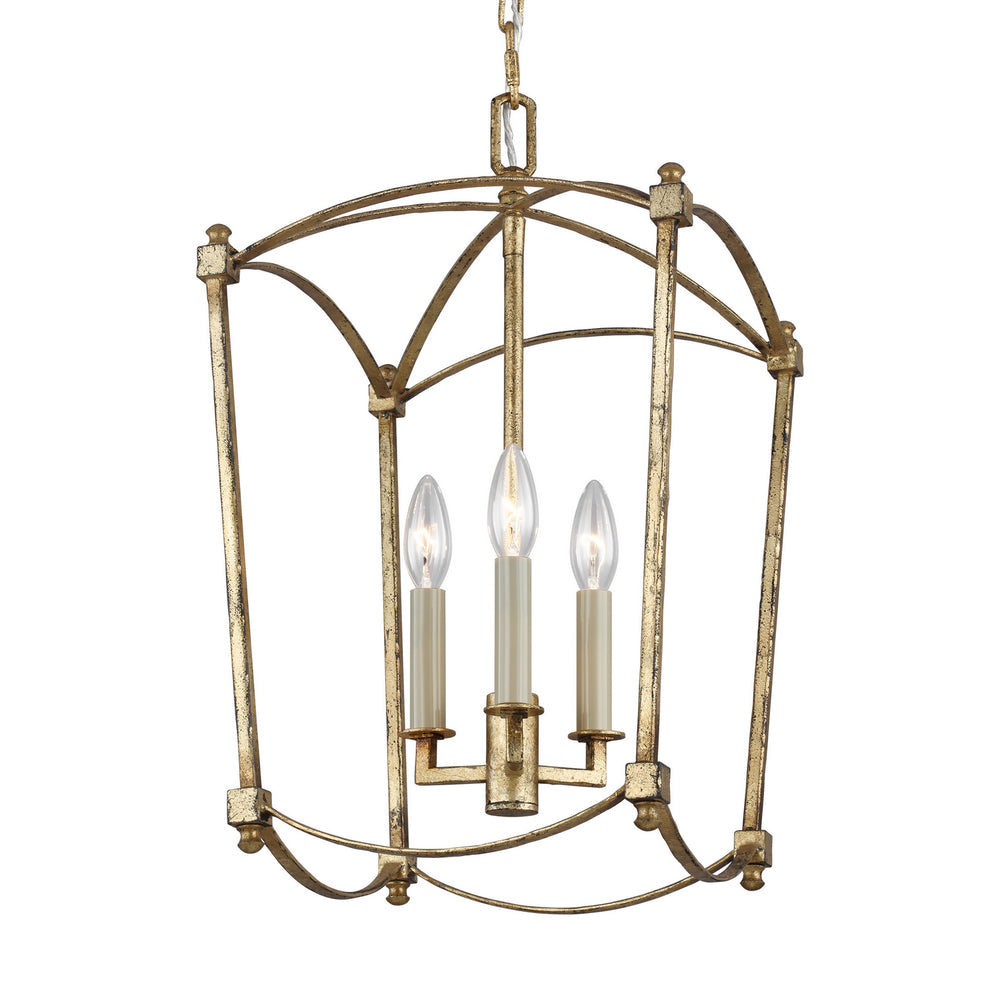 Visual Comfort Studio Canada - F3321/3ADB - Three Light Lantern - Thayer - Antique Gild