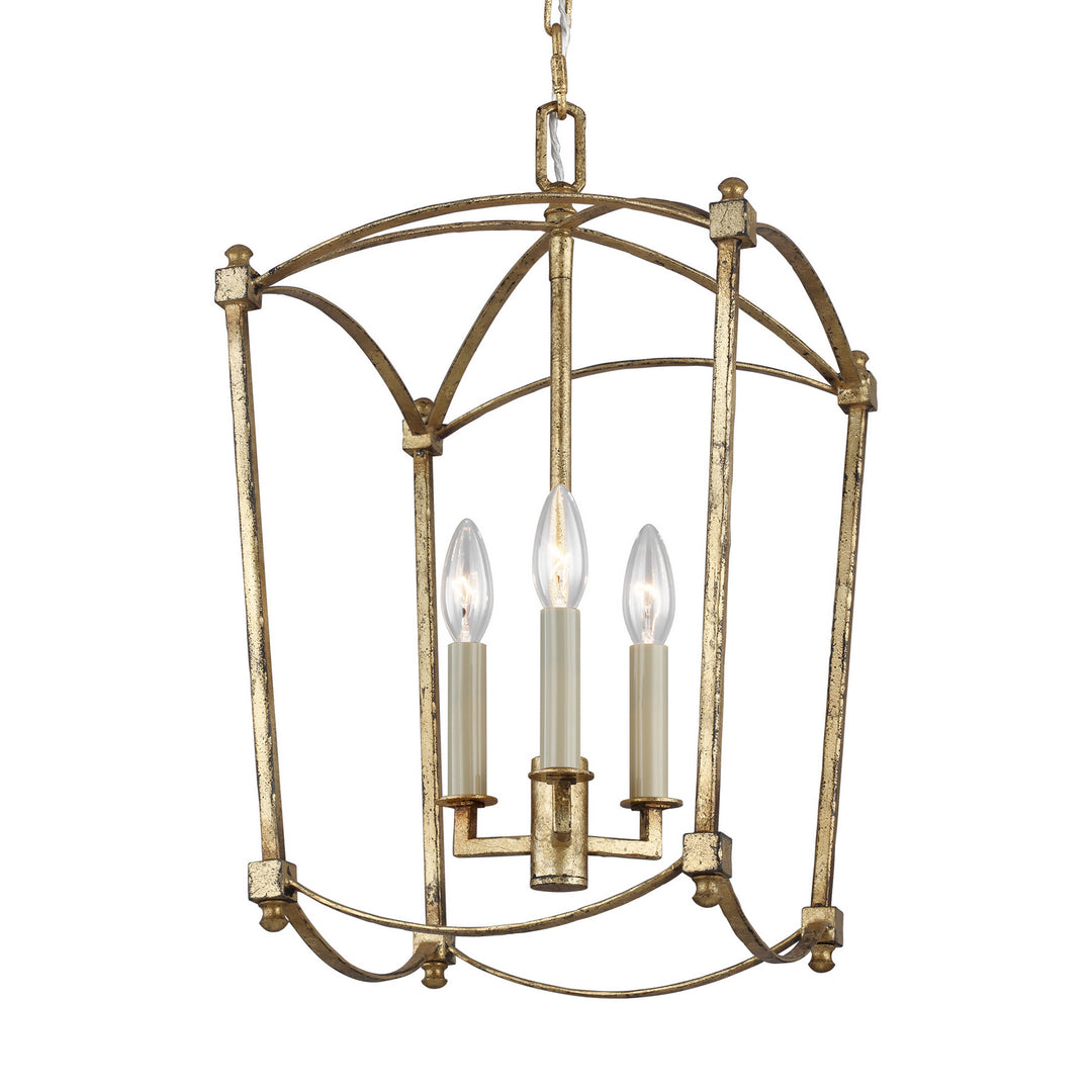 Visual Comfort Studio Canada - F3321/3ADB - Three Light Lantern - Thayer - Antique Gild