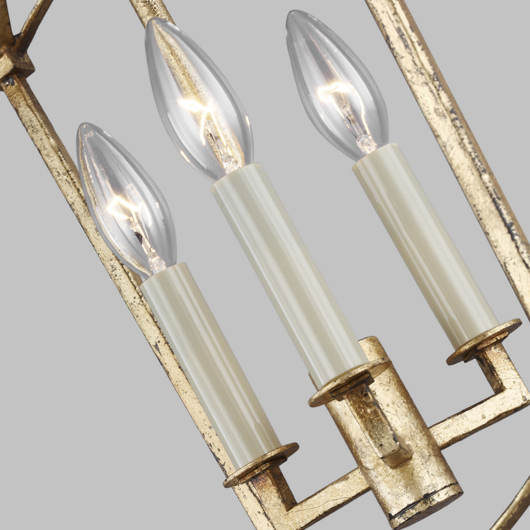 Visual Comfort Studio Canada - F3321/3ADB - Three Light Lantern - Thayer - Antique Gild