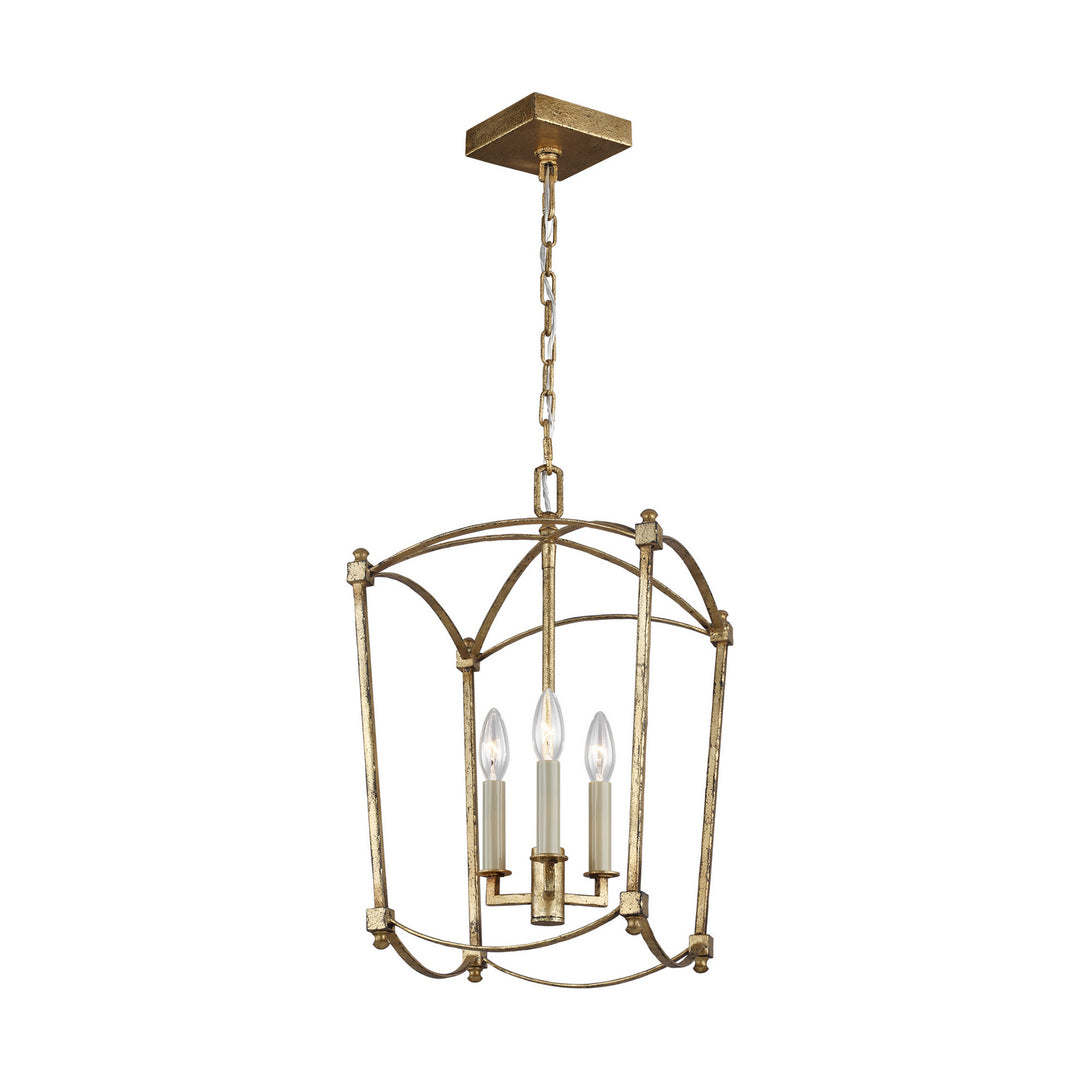 Visual Comfort Studio Canada - F3321/3ADB - Three Light Lantern - Thayer - Antique Gild
