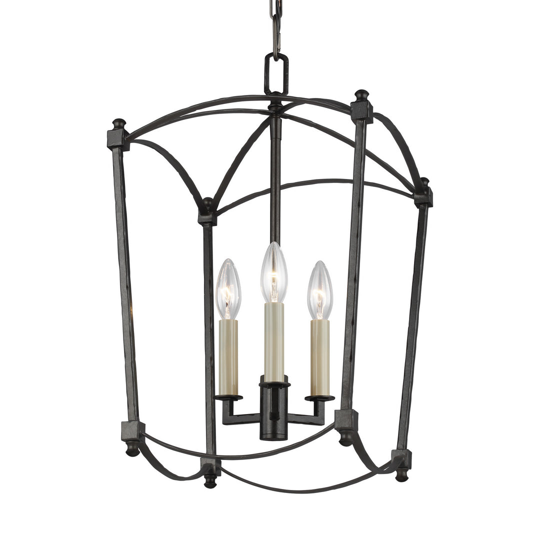 Visual Comfort Studio Canada - F3321/3SMS - Three Light Lantern - Thayer - Smith Steel
