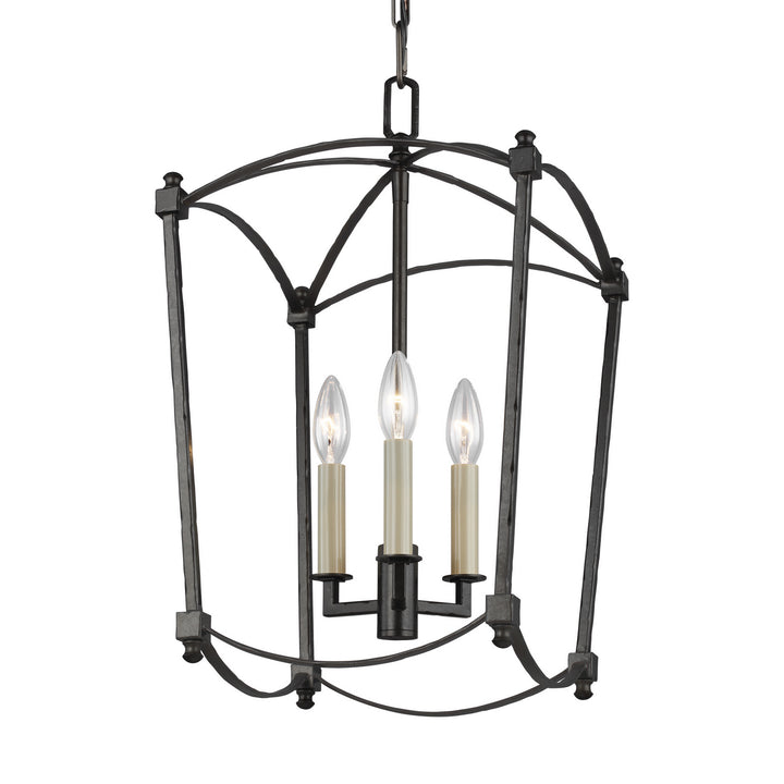 Visual Comfort Studio Canada - F3321/3SMS - Three Light Lantern - Thayer - Smith Steel