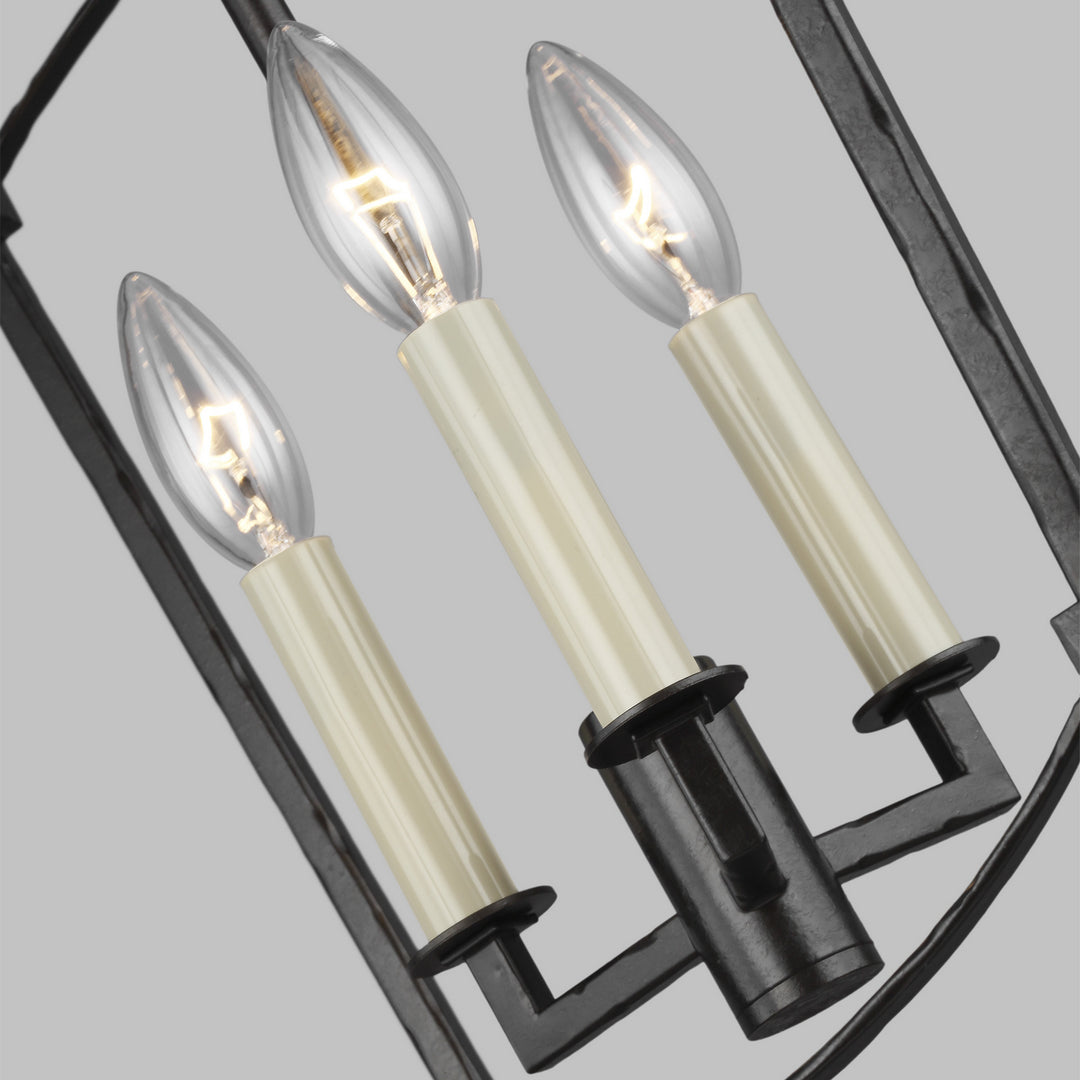 Visual Comfort Studio Canada - F3321/3SMS - Three Light Lantern - Thayer - Smith Steel